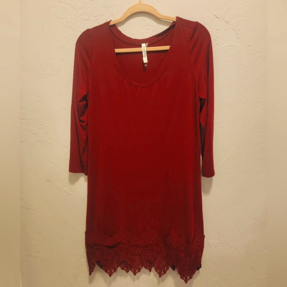 Gorgeous merlot tunic/dress